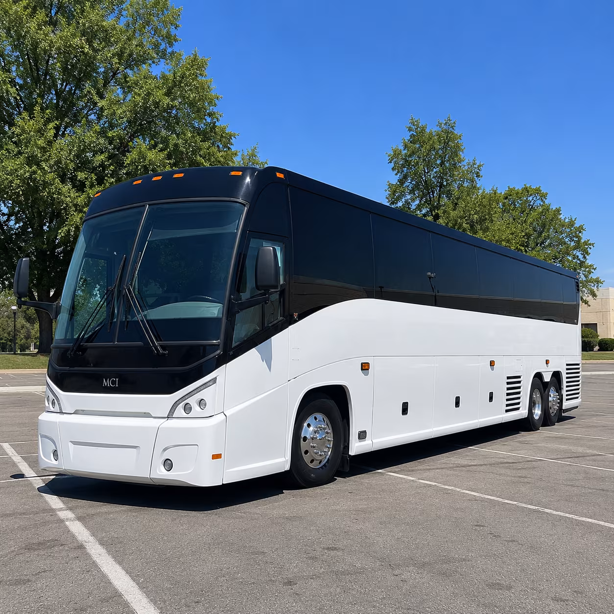 charter buses for defense contractors and federal agencies along the richardson telecom corridor